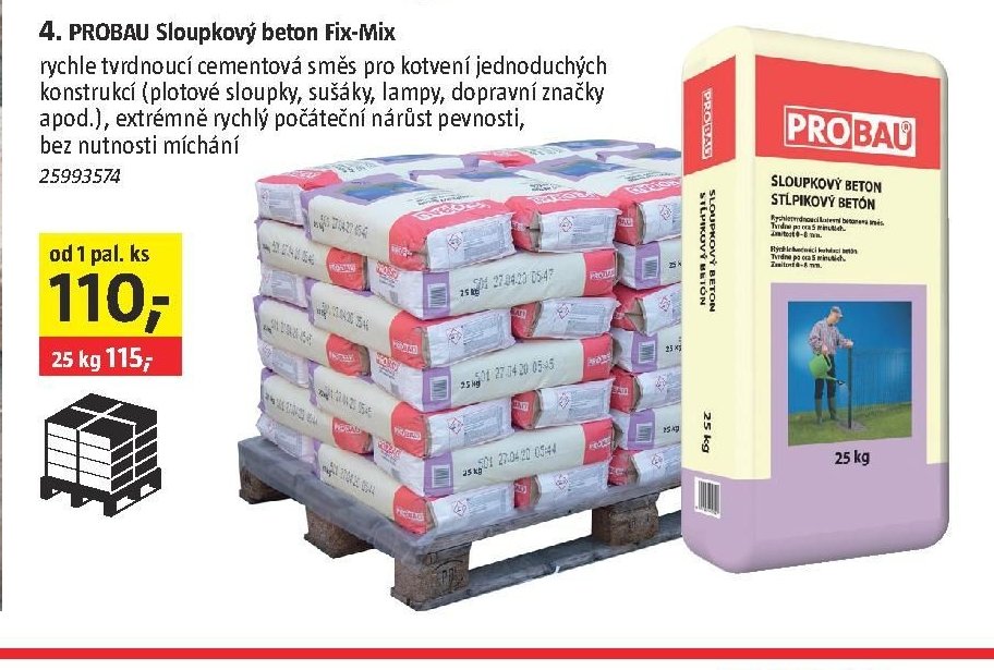 PROBAU Sloupkový beton Fix-Mix