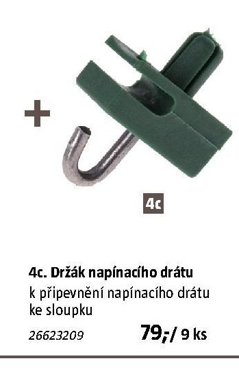 4c. Držák napínacího drátu