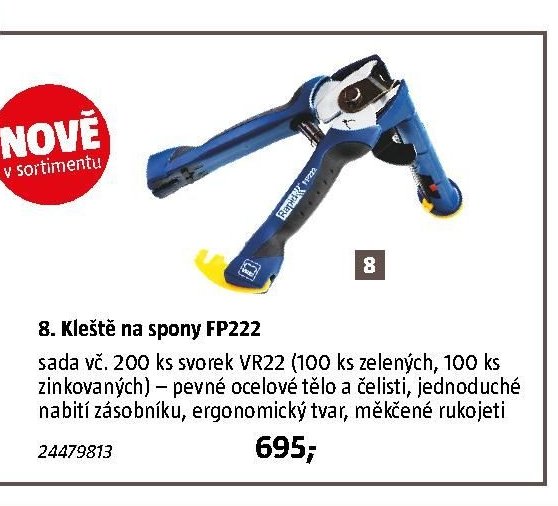 8. Kleště na spony FP222