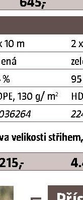 TOTALTEX – plotová clona tkaná, 2 x 50 m, zelená