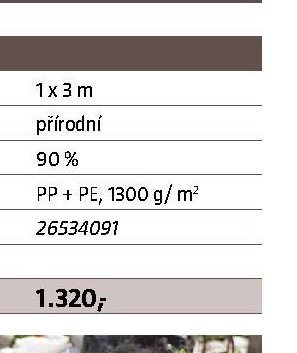 FENCY WICK – zástěna syntetické proutí 1x3m přírodní