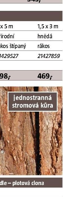 Rákosová plotová clona