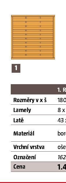 1. Rovný díl