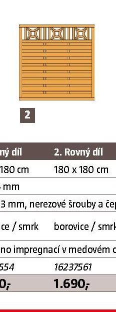 2. Rovný díl