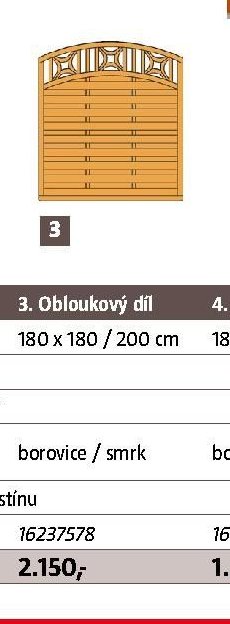 3. Obloukový díl