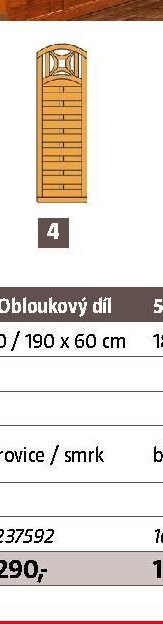 4. Obloukový díl