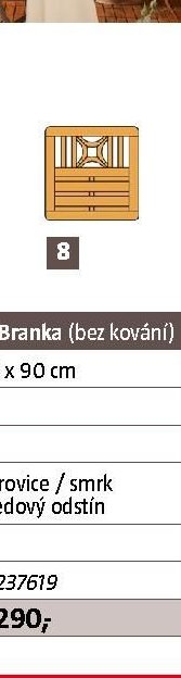 8. Branka (bez kování)