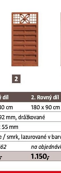 2. Rovný díl