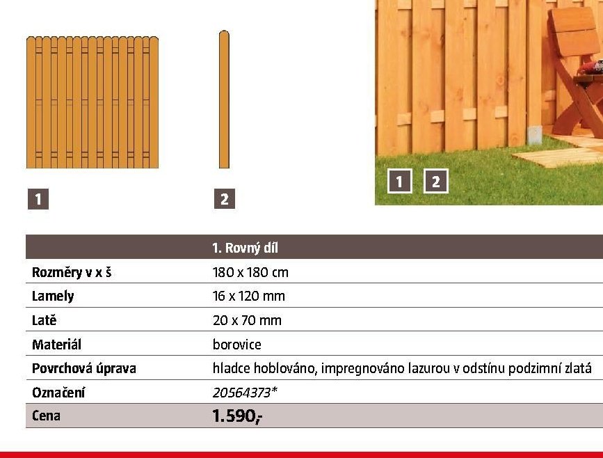 1. Rovný díl