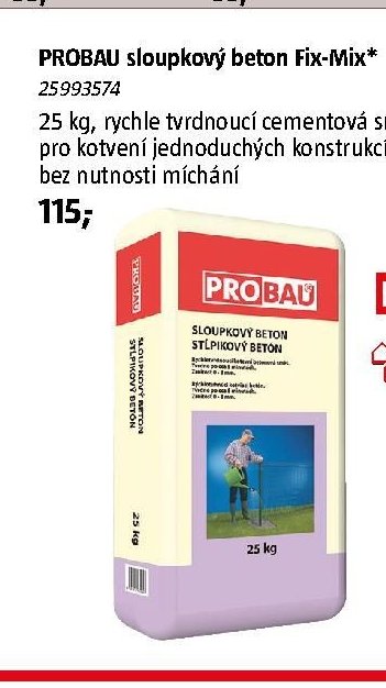 PROBAU sloupkový beton Fix-Mix