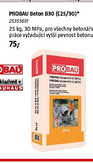 PROBAU Beton B30 (C25/30)