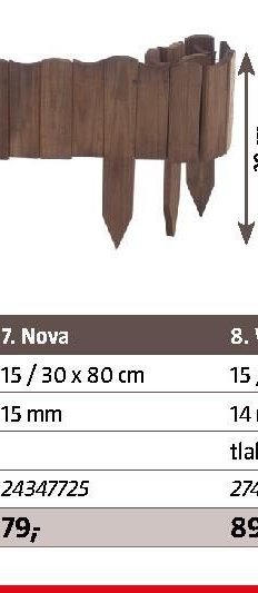 7. Nova 15 / 30 x 80 cm