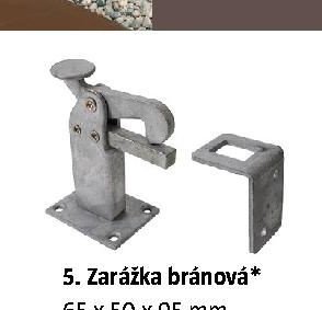 Zarážka bránová* 65 x 50 x 95 mm