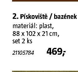 Pískoviště / bazének