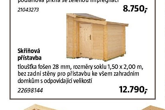 Skříňová přístavba