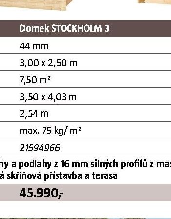 Domek STOCKHOLM 3