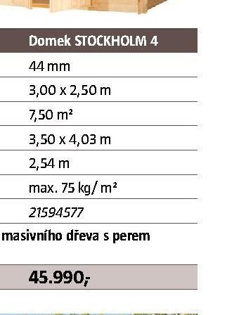 Domek STOCKHOLM 4