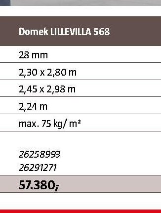 Domek LILLEVILLA 568