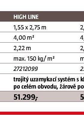 Kovový domek na nářadí High Line
