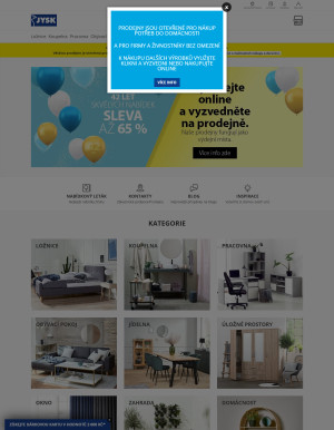 akční leták Jysk 6.4.2021-12.4.2021