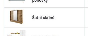 Šatní skříně