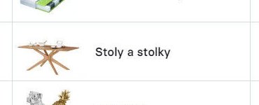 Stoly a stolky