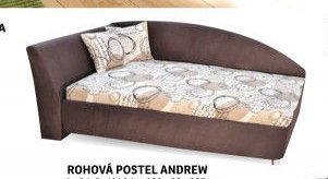 Rohová postel Andrew
