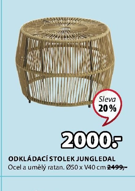 ODKLÁDACÍ STOLEK JUNGLEDAL