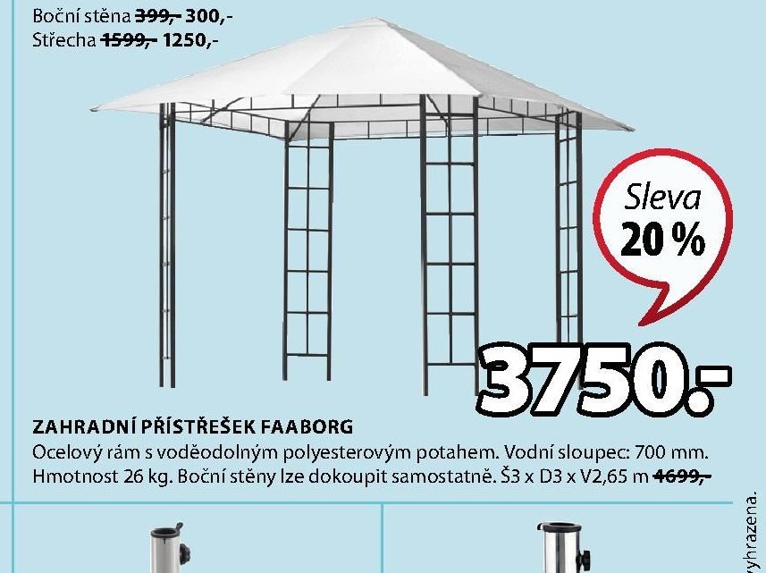ZAHRADNÍ PŘÍSTŘEŠEK FAABORG