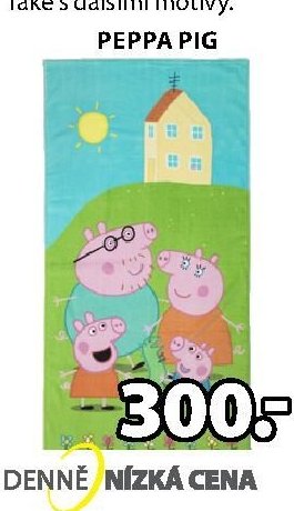 Osuška Peppa Pig