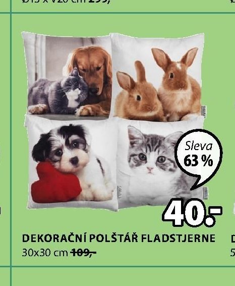 DEKORAČNÍ POLŠTÁŘ FLADSTJERNE