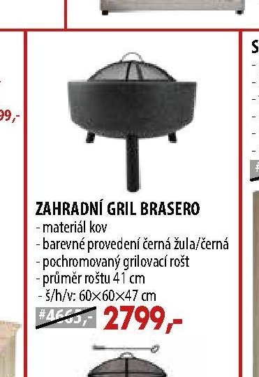 ZAHRADNÍ GRIL BRASERO