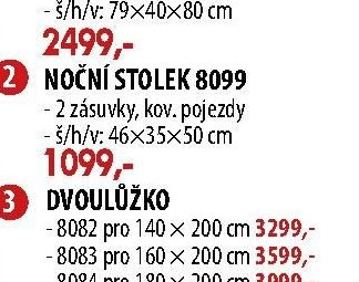 NOČNÍ STOLEK 8099