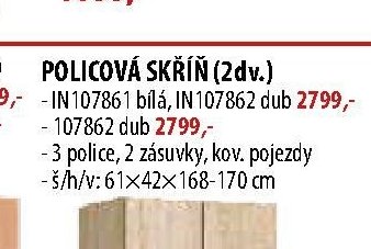 POLICOVÁ SKŘÍŇ (2dv.)