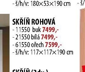 SKŘÍŇ ROHOVÁ