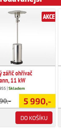 Tepelný zářič ohřívač Landmann, 11 kW