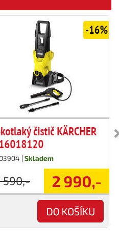 Vysokotlaký čistič KÄRCHER K 3, 16018120