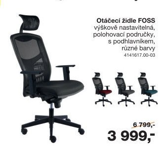 Otáčecí židle FOSS
