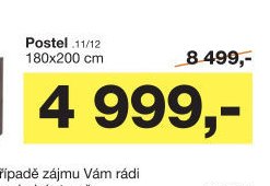 Postel 180x200 cm