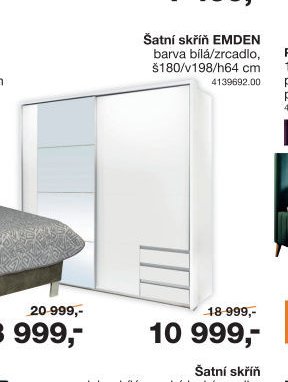 Šatní skříň EMDEN
