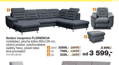 Sedací souprava FLORENCIA