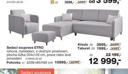 Sedací souprava ETRO