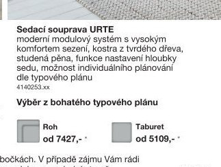 Sedací souprava URTE