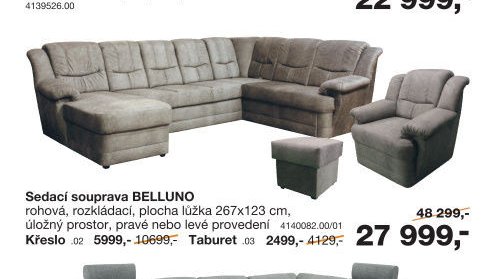 Sedací souprava BELLUNO