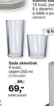 Sada skleniček