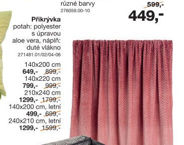 Přikrývka 140x200 cm