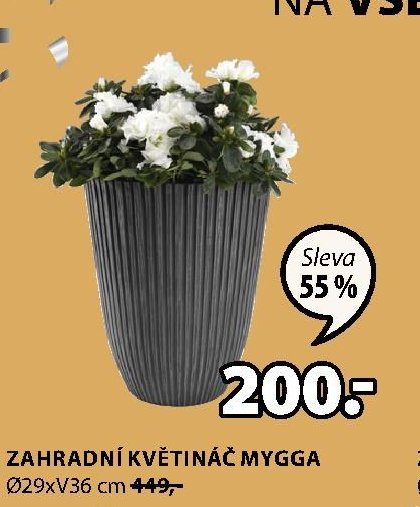 ZAHRADNÍ KVĚTINÁČ MYGGA