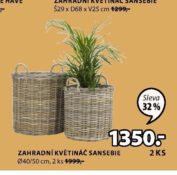 ZAHRADNÍ KVĚTINÁČ SANSEBIE