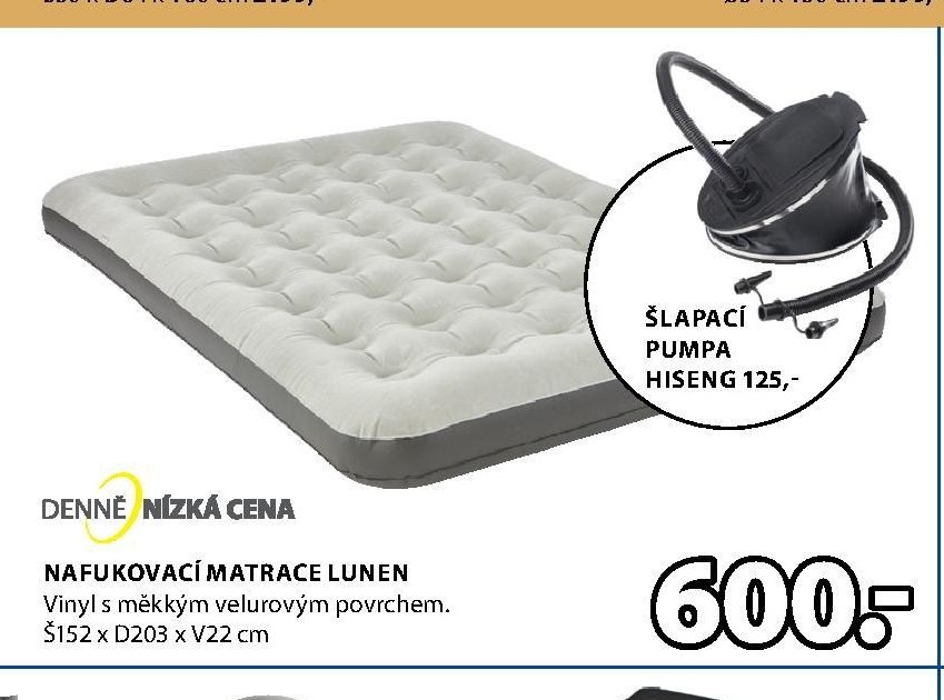 NAFUKOVACÍ MATRACE LUNEN