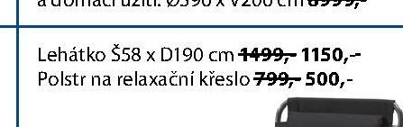 Polstr na relaxační křeslo